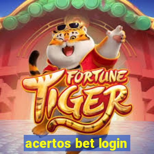 acertos bet login